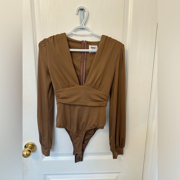 Princess Polly Deep Neck Bodysuit - Picture 1 of 3